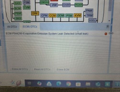 Volvo ECM Evaporation Leak